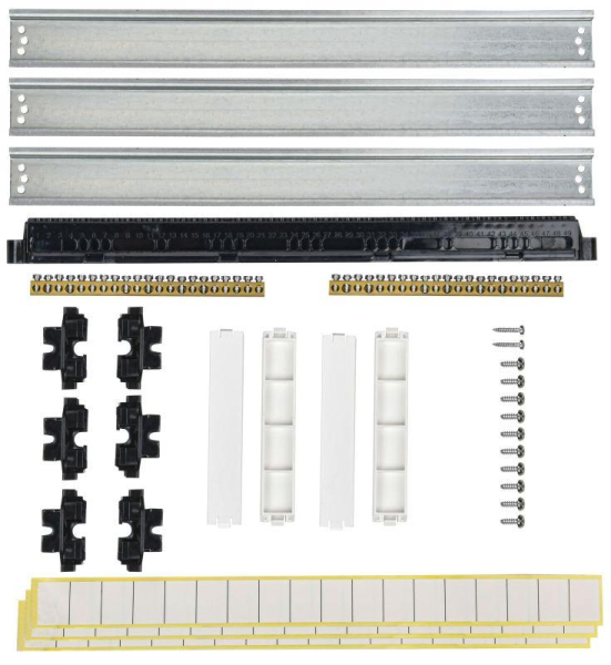 Корпус ЩРН-П-54 TEKFOR IP41 черн. прозр. дверь пластик. IEK TF5-KP12-N-54-41-K01-K03