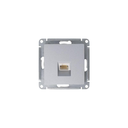 Розетка компьютерная 1-м AtlasDesign RJ45 кат.5E механизм алюм. SE ATN000383