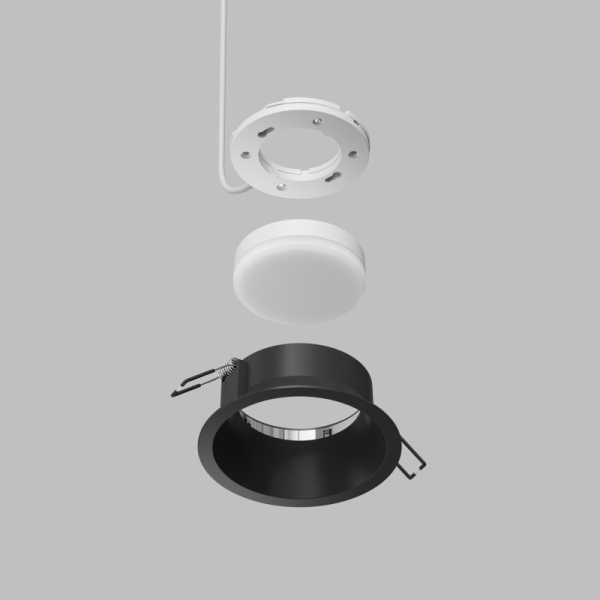 Встраиваемый светильник Denkirs DK2155-BK