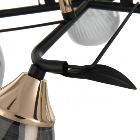 Накладная люстра Arte Milano 322610/5 BK+FG