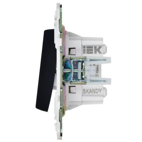 Выключатель перекрестный 2-кл. SKANDY 10А SK-V06G графит IEK SK-V23-0-10-K53