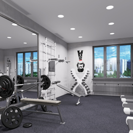 HEKA Встраиваемый потолочный гипсовый светильник