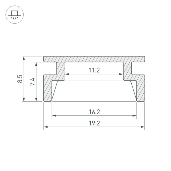 Профиль Arlight 019190