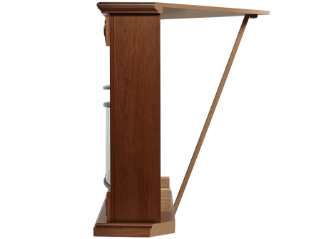 Портал Firelight Frame 25U (угловой) шпон дуб