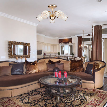 Накладная люстра Eurosvet 30026/5 золото