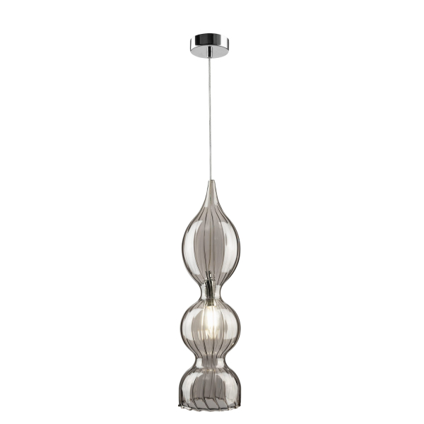 Crystal Lux Светильник подвесной Crystal Lux IRIS SP1 B SMOKE