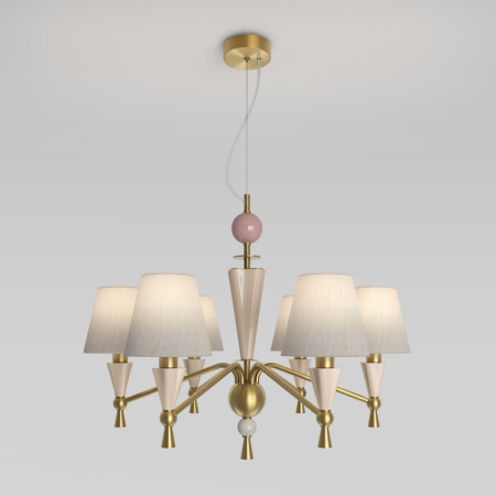 Подвесная люстра Eurosvet 101014/6 латунь Smart