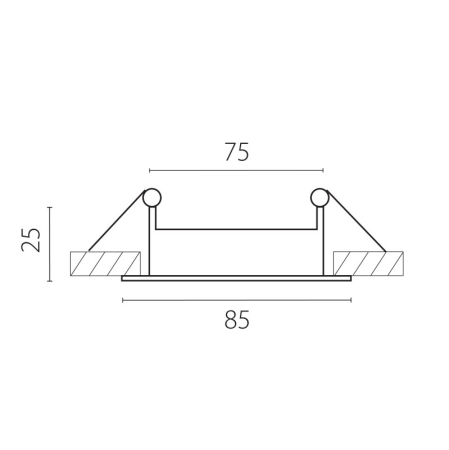 База встраиваемая Lightstar 215006