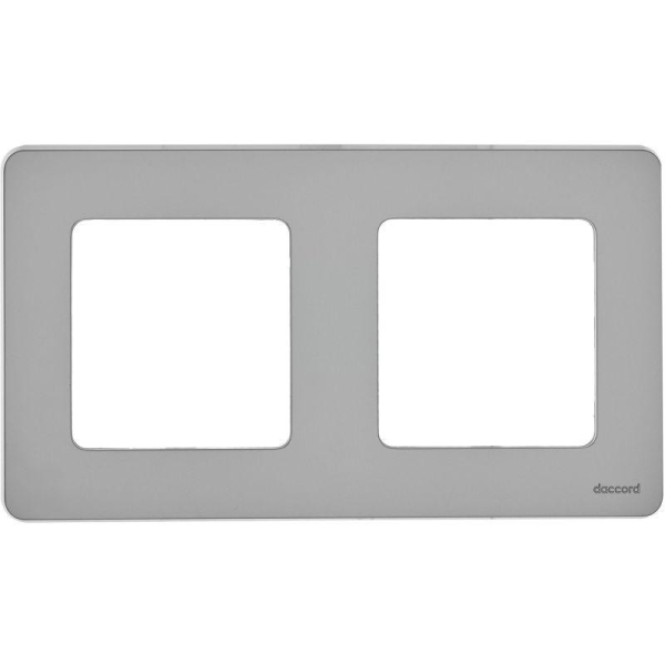 Рамка 2-м Inspiria алюм. IEK 673942