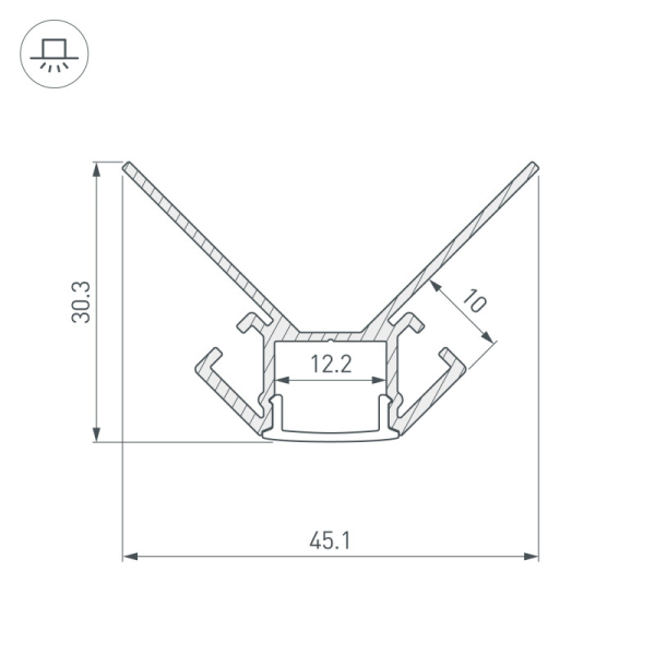 Профиль Arlight 023889