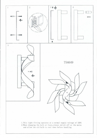Бра Lightstar 754649