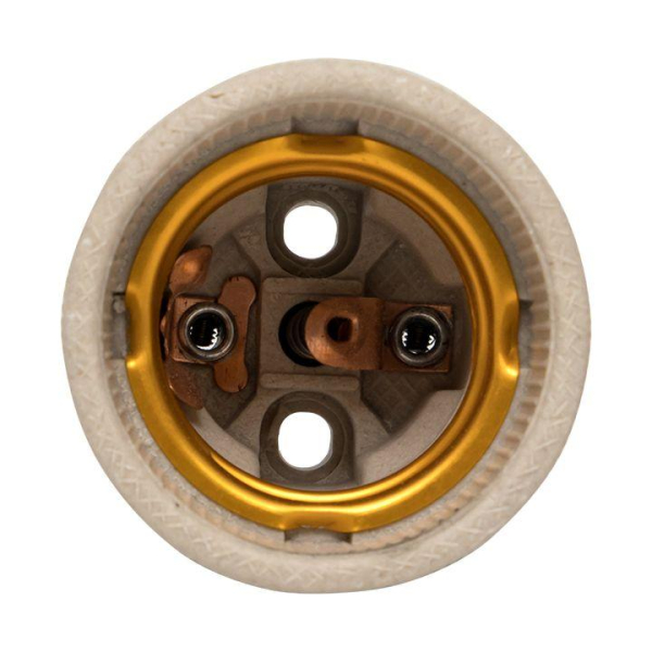 Патрон керамический E27 (инд. пакет) EKF LHCe-E27-p