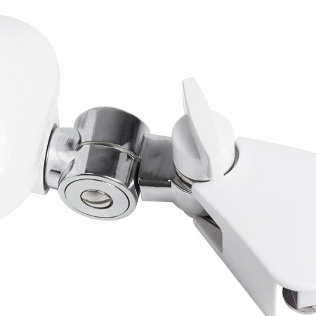 Лампа настольная бестеневая, струбцина, ECO light, 90 SMD LED, сенсорный диммер, белая REXANT