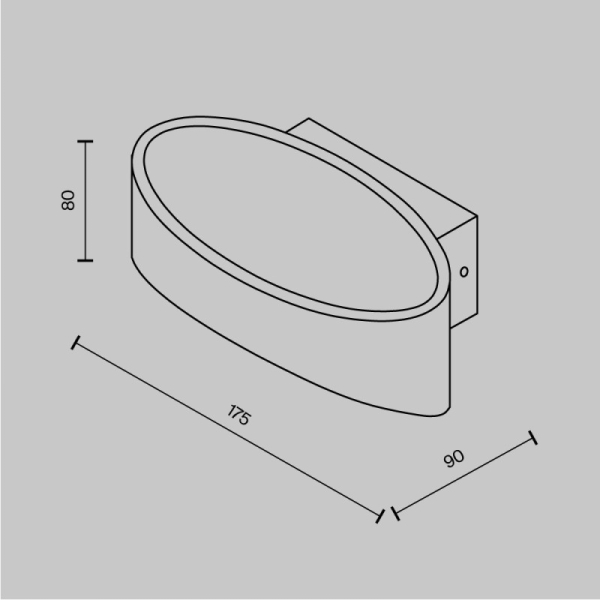 Бра Maytoni Technical C806WL-L5W