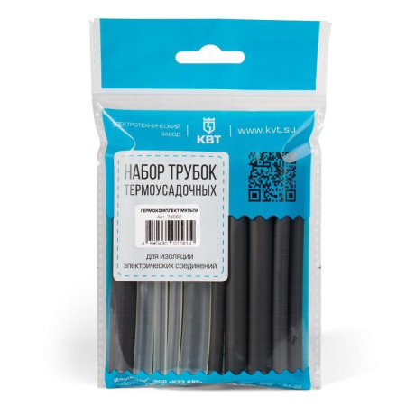 Набор трубок термоусадочных "Гермокомплект 20/6" КВТ 86589