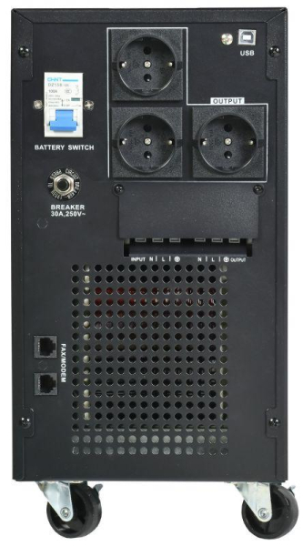 Источник бесперебойного питания ELECTRA LT 5кВА/4кВт 48VDC с АКБ 4х17А.ч USB Schuko ITK ELT-5000VA-1-004-S