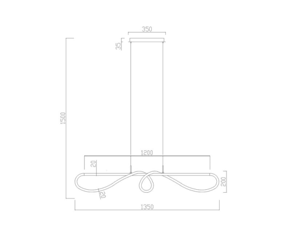 Подвесной светильник Kink Light 08041,20(3000K)