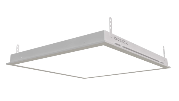 Светильник светодиодный DIODEX Экофон Стандарт Gedina D 55Вт5500К, Призм., Белый, Аварийн. 3ч.