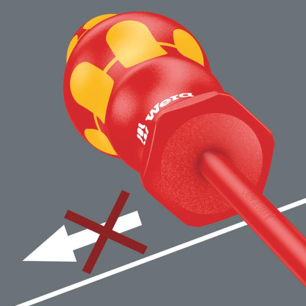 Набор диэлектрических отверток с узким концом 160 iS/7 Rack VDE 7 предметов (PH 1/2; PZ/S/2; SL 3.5/4.0/5.5) Wera WE-006480