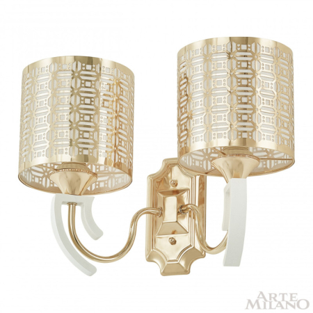 Бра Arte Milano 308857/2W Wh/Gd
