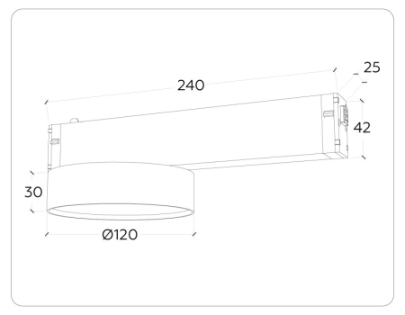 Светильник на шине Ambrella Light GL1381