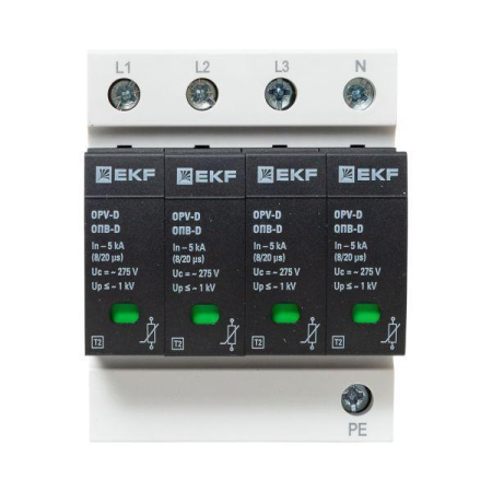 Ограничитель перенапряжения имп. ОПВ-D4 EKF opv-d4