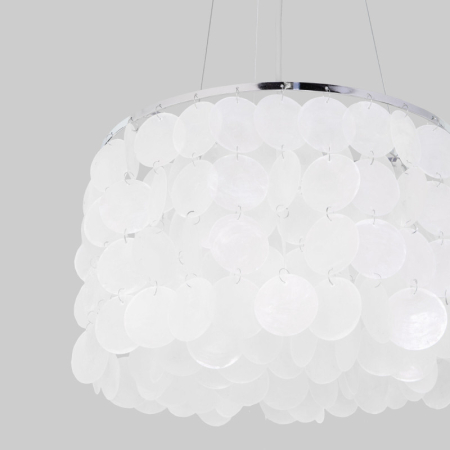 Подвесная люстра Eurosvet 60005/3 хром/перламутр