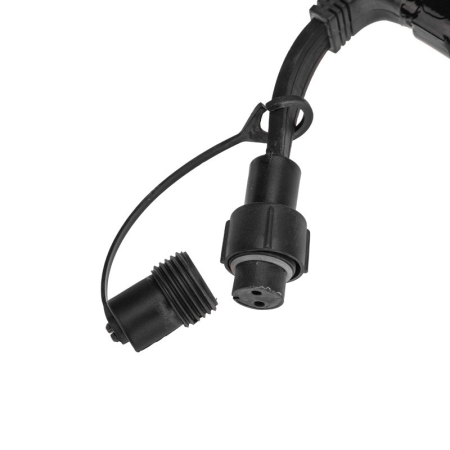 Гирлянда светодиодная Занавес 2х3м 760 LED БЕЛЫЙ черный КАУЧУК IP67 постоянное свечение 230В блок в комплекте NEON-NIGHT