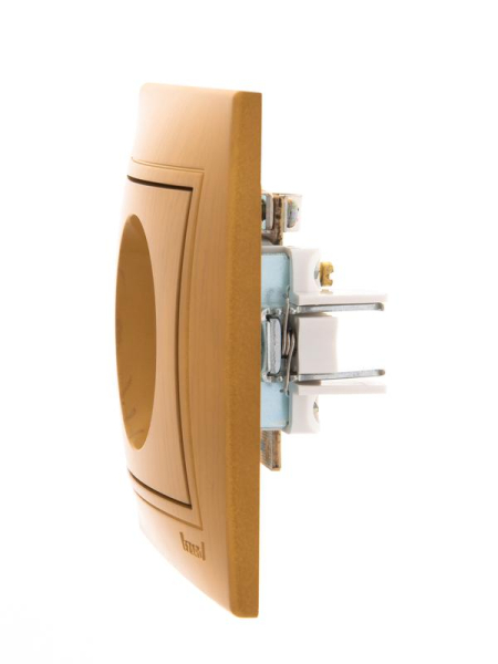 Розетка телевизионная оконечная TV СП Mira ольха LEZARD 701-0701-130