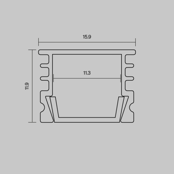 Профиль Maytoni Technical 631012