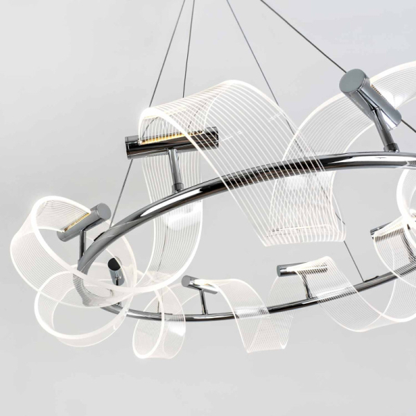 Подвесная люстра MODELUX MS.3029.8 CR