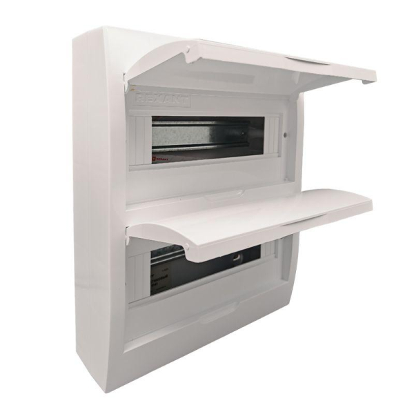 Бокс пластиковый ЩРН-П-24 IP41 белый (белая дверца) REXANT