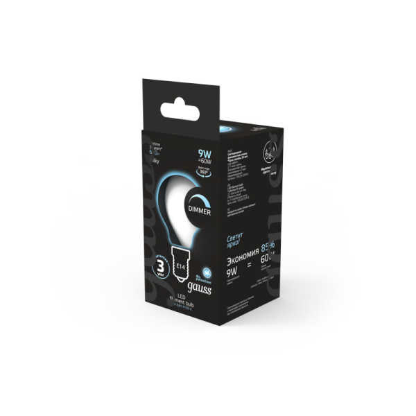 Светодиодная лампа Gauss 105201209-D