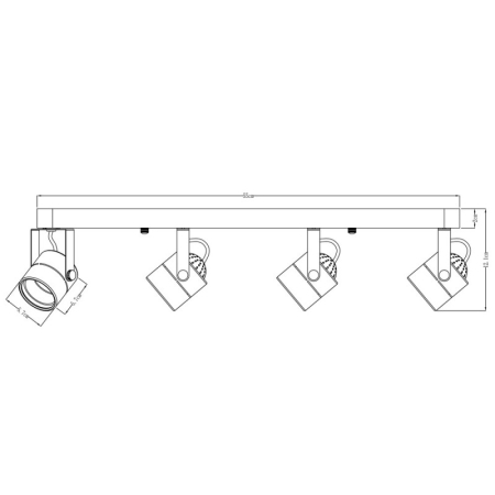 Спот ARTE Lamp A1310PL-4BK