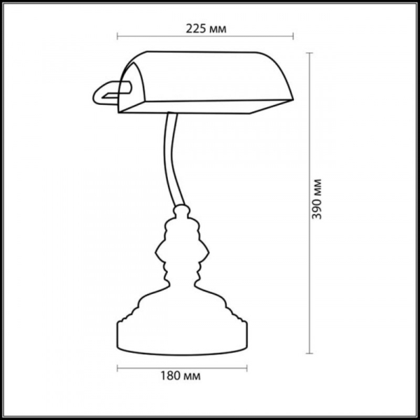 Настольная лампа Odeon Light 2224/1T