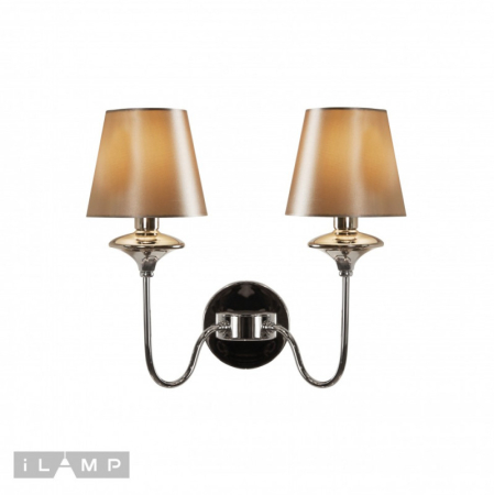 Бра iLamp W2406-2 Nickel