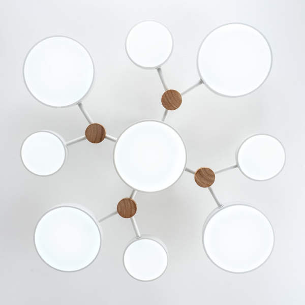 Люстра на штанге LED4U L3201-780 WT