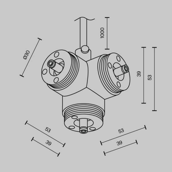 Коннектор Maytoni Technical CA016TC-P-B