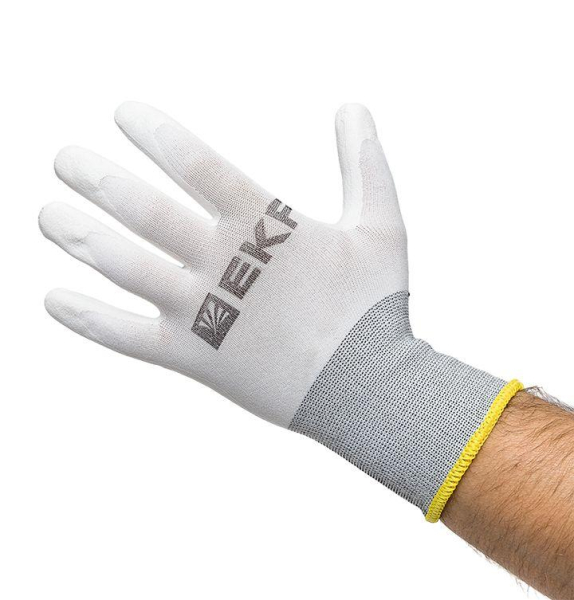 Перчатки рабочие PROFI Touch для чистовых работ (15 класс 8 размер) Expert EKF pe15pm-8-exp