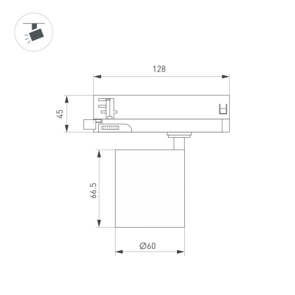 Светильник на шине Arlight 052273
