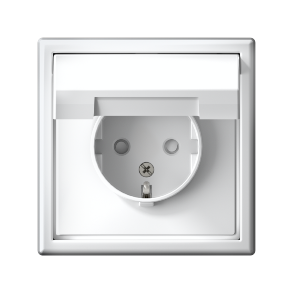 Розетка ArtGallery 16А IP20 с заземл. защ. шторки с крышкой механизм лотос SE GAL001346