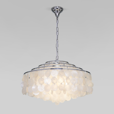 Подвесная люстра Eurosvet 3535/6 хром/перламутр Smart