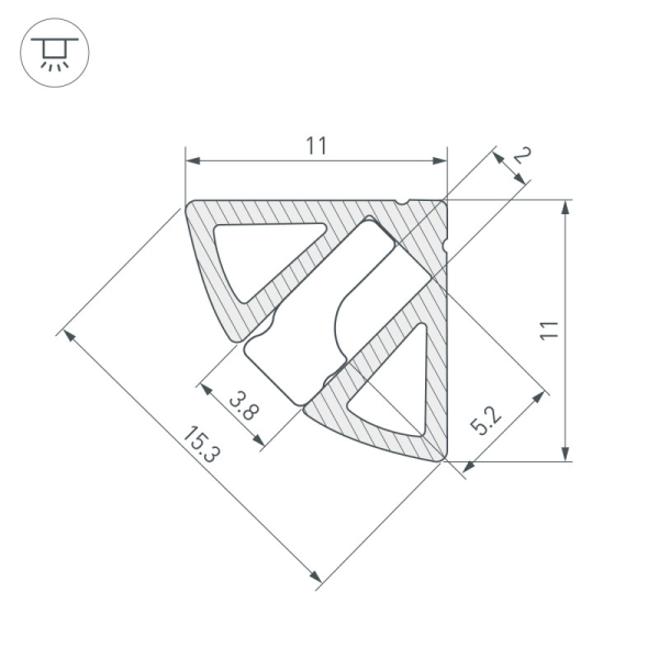 Профиль Arlight 044086