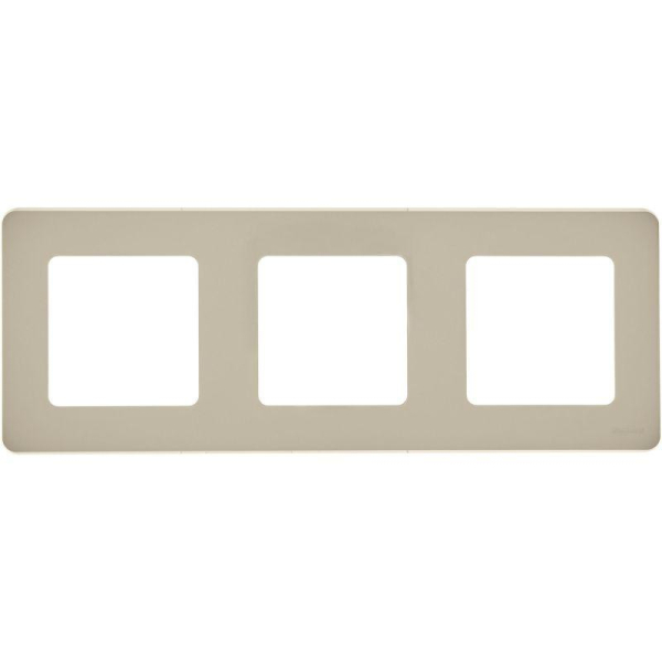 Рамка 3-м Inspiria сл. кость IEK 673951