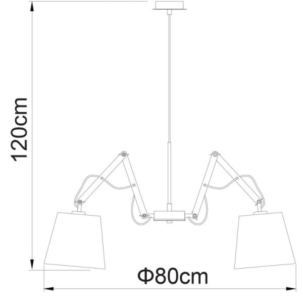 Каскадная люстра ARTE Lamp A5700LM-5WH