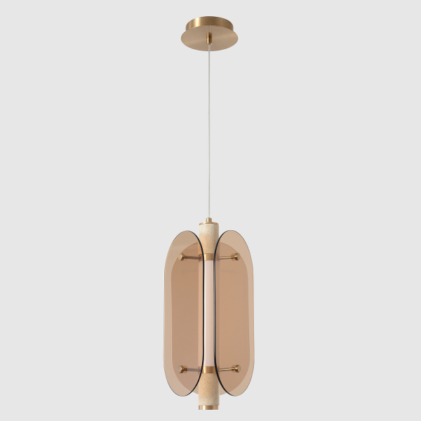 Crystal Lux Светильник подвесной Crystal Lux AMARILLO SP18W LED BRASS
