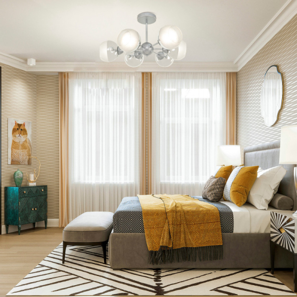 Люстра на штанге Arte Milano 327007/3+3 CR