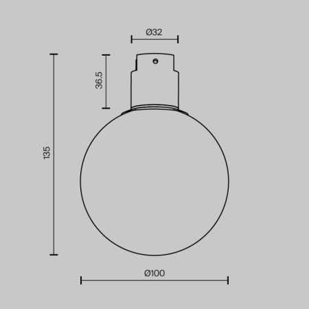 Светильник на шине Maytoni Technical TR171-1-5W3K-WB