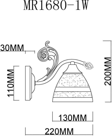 Бра MyFar MR1680-1W
