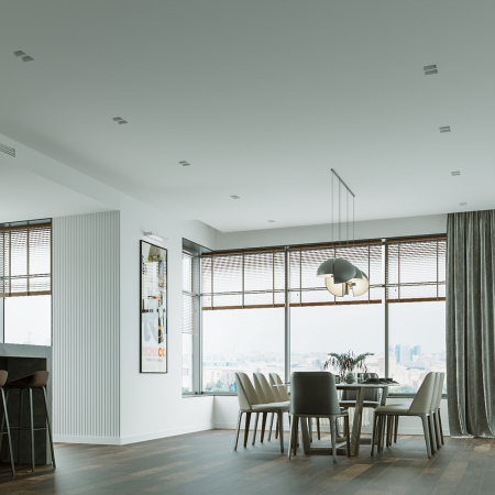 MAIA 80 DUO Встраиваемый потолочный гипсовый светильник